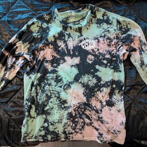 Tie Dye Vans Long Sleeve Shirt